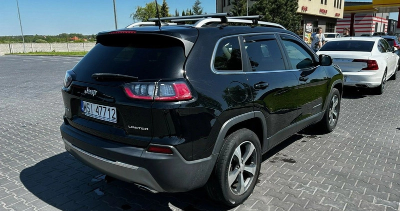 Jeep Cherokee cena 112900 przebieg: 77271, rok produkcji 2019 z Bobowa małe 67